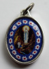 Our Lady of Lourdes "Murano Style" Medal